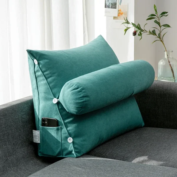 Sofa cushion, simple triangular cushion, pillow, living room backrest - Image 2