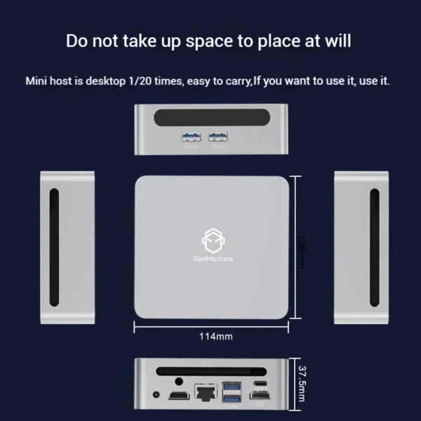 2025 GenMachine Mini PC Ryzen 5700U Support Windows 11 DDR4 3200MHz AMD WiFi6 Max 64GB RAM Diy Gaming Computer Pc Gaming - Image 3