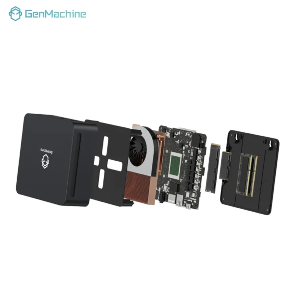 GenMachine Mini PC Ryzen 5875U 5900HX 7530U 7730U AMD GPU Win11 DDR4 RAM WiFi6 Desktops Computer mini pc diy gaming computer - Image 5