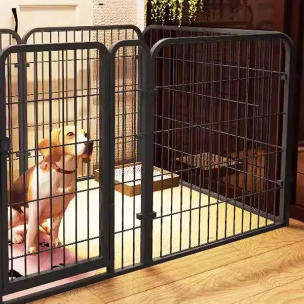 Dog Fence Indoor Pet Enclosure Metal Fence Pet Fence for Large, Medium and Small Dogs - Image 2