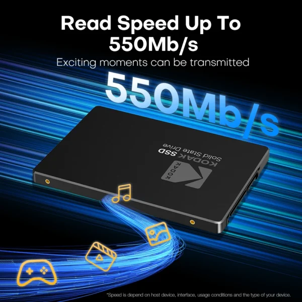 Kodak Sata 3 SSD Drive Solid Disk 1 TB 512GB 256GB 128GB 550Mb/s For Upgrade PC Laptop Desktops Diy Gaming Computer - Image 2