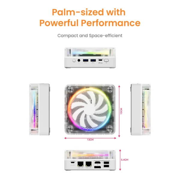 Genmachine Ryzen 8845HS 7840HS 7940HS Mini PC Windows 11 WiFi Gaming PC Display Gaming Pc Diy Gaming Computer Ordenador - Image 5