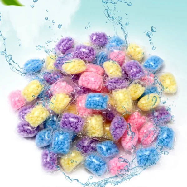 100Pcs Laundry Scent Booster Beads Anti Static Washing Clothes Fragrance Beads Lasting for Washing Machine - Image 3