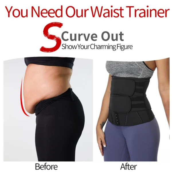 Waist Trainer Tummy Slimming Sheath Reducing Girdles Weight Loss Shapewear Belly Shapers Modeling Belt Woman Body Shaper Corset - Image 4