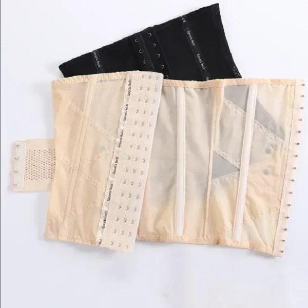 Invisible Double Belt Corset Summer Shaping Underwear Slimming Sheath Woman Flat Belly Waist Trainer Body Shaper Shapewear Women - Image 6