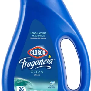 Fraganzia Liquid Laundry Detergent in Ocean Scent, 40oz | HE Compatible for All Front and Top Load Washing Machines
