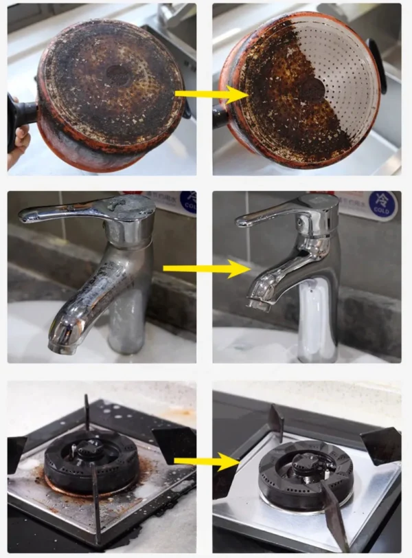 Pan Bottom Cleaning Decontamination Agent Kitchen Blackening Scale Remover Home Polishing Oven Oil Stain Ware Cooktop Spray - Image 5