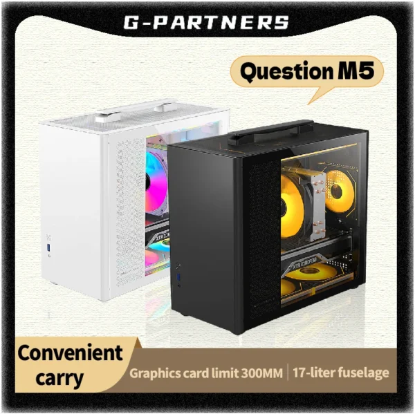 Question M5 M-ATX Portable Computer Case ITX Motherboard ATX/SFX Power Supply Support U3 Desktop MINI Small Chassis