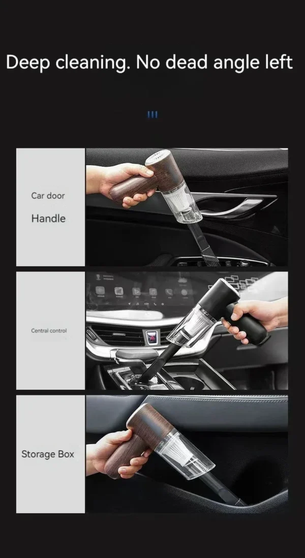 Car Vacuum Cleaner 12000PA Powerful Cleaning Machine Cars Cleaner Mini Wireless Portable Hand Held Cleaner for Home Appliance - Image 6
