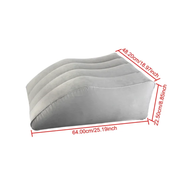 Portable For Travel Camping Sleeping Wedge Pillow Knee Cushion Foot Pillow Elevation Leg Pillows PVC Inflatable Leg Pillow - Image 6