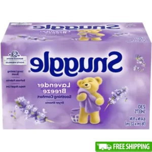 Fabric Softener Dryer Sheets Lavender Vanilla Orchid Scent 230 Count HE Friendly Laundry Sheets Long Lasting Freshness Softness