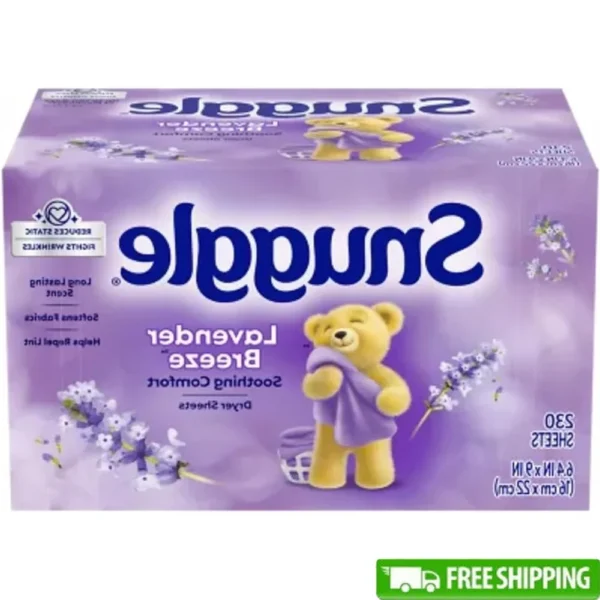 Fabric Softener Dryer Sheets Lavender Vanilla Orchid Scent 230 Count HE Friendly Laundry Sheets Long Lasting Freshness Softness