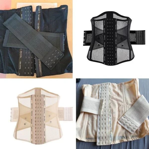 Invisible Double Belt Corset Summer Shaping Underwear Slimming Sheath Woman Flat Belly Waist Trainer Body Shaper Shapewear Women - Image 5