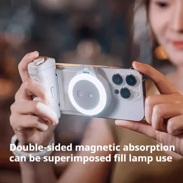 PGYTECH Magnetic Phone Photography Grip Dandelion Mobile Magnetic Fill Light MagCam Mobile Photography Grip Bluetooth Remote - Image 2