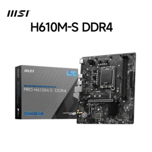 MSI PRO H610M-S DDR4 diy gaming computer Gaming placa mãe MotherBoard 64GB Intel H610 Motherboard LGA1700 PCI4.0 DDR4
