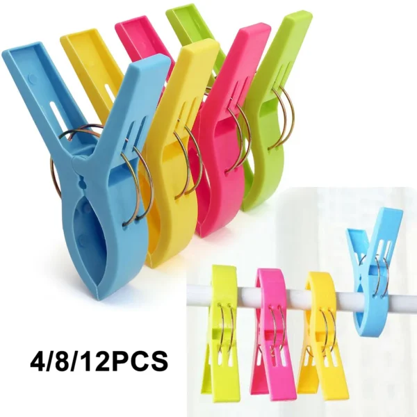 Beach Clip Household Clothespins Towel Clips Sunbed Towel Used For Clothes And Towel Beach Clothes Pegs For Laundry - Image 2