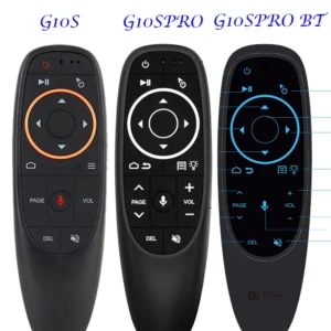 Wholesales G10S G10SPro G10SPRO BT Voice Remote Control Wireless Air Mouse With Gyro Sensing Mini Backlit For Android TV Box