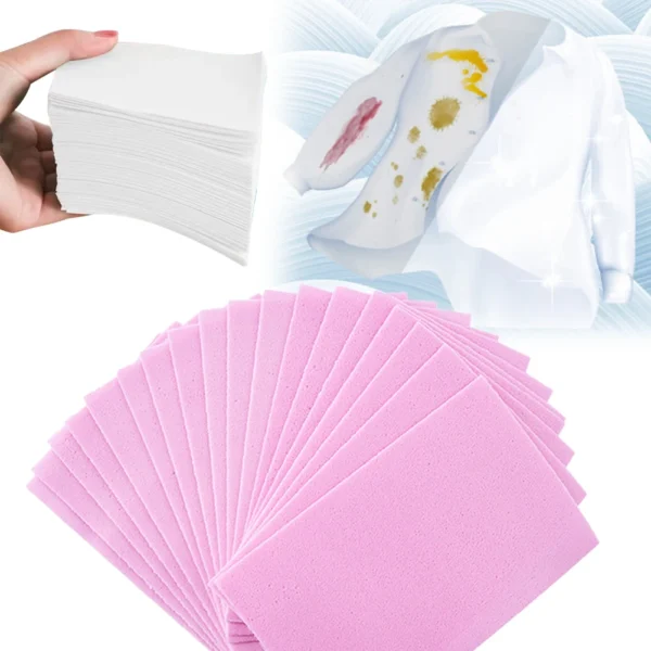 30PCS Laundry Detergent Sheets Easy Dissolve Laundry Tablets Strong Deep Cleaning Detergent Laundry Soap for Washing Machine - Image 2