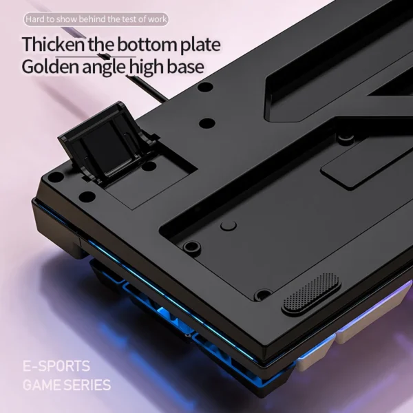 104 Keys Gaming Keyboard Wired Keyboard Color Matching Backlit Mechanical Feel Computer E-sports Peripherals for Desktop Laptop - Image 6
