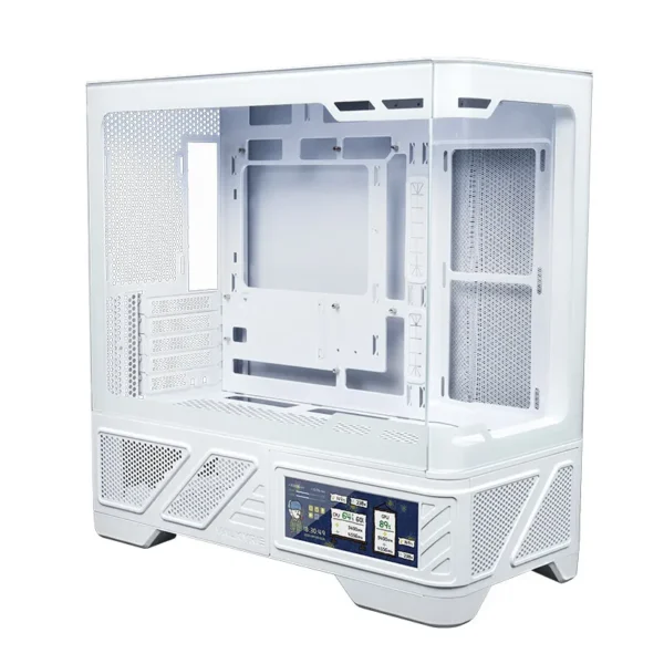 VALKYRIE M-ATX PC Case Gaming Desktop Case VK03-M LCD Supports 360 Water Cooling 6.2-inch Touchscreen Glass 270° Sea View Room - Image 3