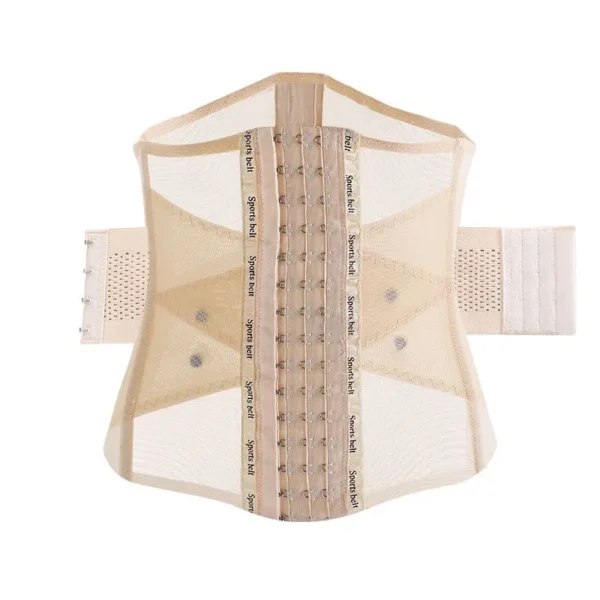 Women Double Belt Waist Trainer Cincher Body Shaper Tight Shapewear Corset Slim Sheath Flat Belly Tummy Control Shape Underwear - Image 2