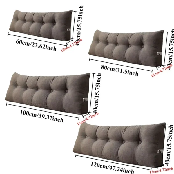 Headboard Pillow Triangle Cushion Backrest Pain Relief Sofa Waist Cushion Wedge Sleeping Pillow for Decorative Pillows for Bed - Image 6