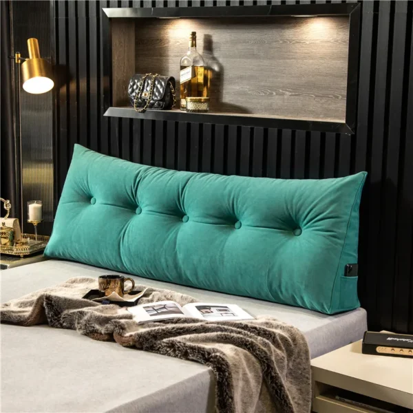 Removable Headboard Pillow Triangle Cushion Backrest Daybed Comfort Rest Waist Cushion Wedge Sleeping Pillow Bedroom Pillows - Image 3