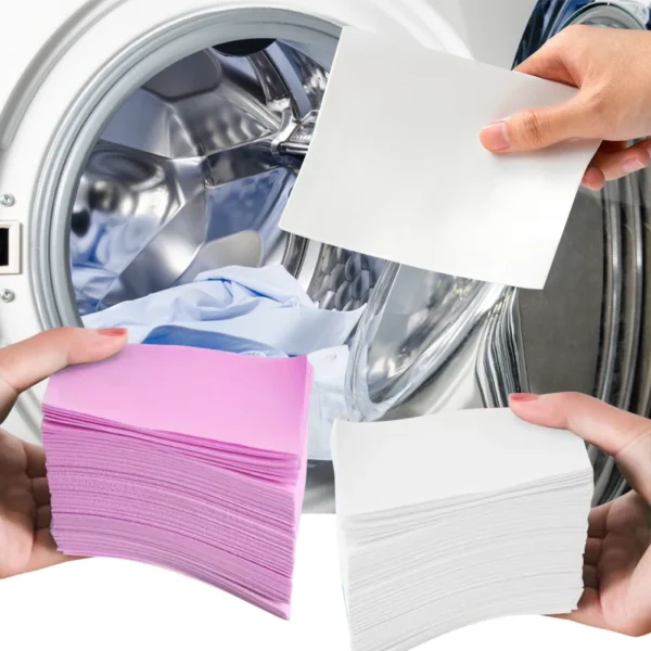 30PCS Laundry Detergent Sheets Easy Dissolve Laundry Tablets Strong Deep Cleaning Detergent Laundry Soap for Washing Machine - Image 3