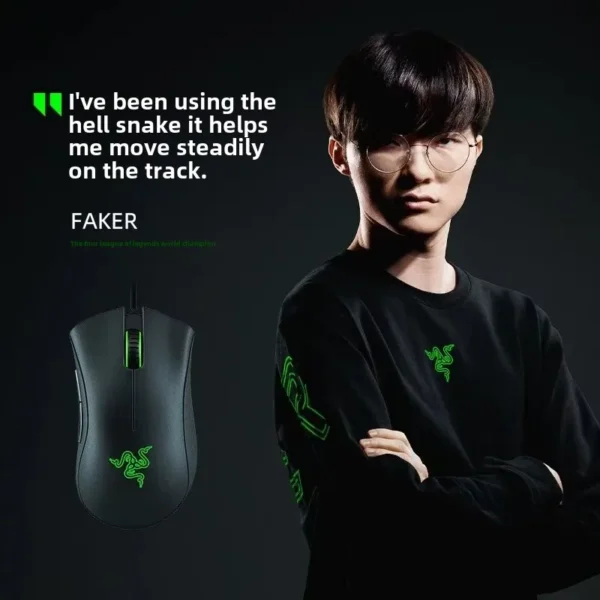 Razer Purgatory Viper Standard Edition 6400DPI Wired Gaming Mouse Brand Merchandise Birthday Gift Graduation Wholesale - Image 5