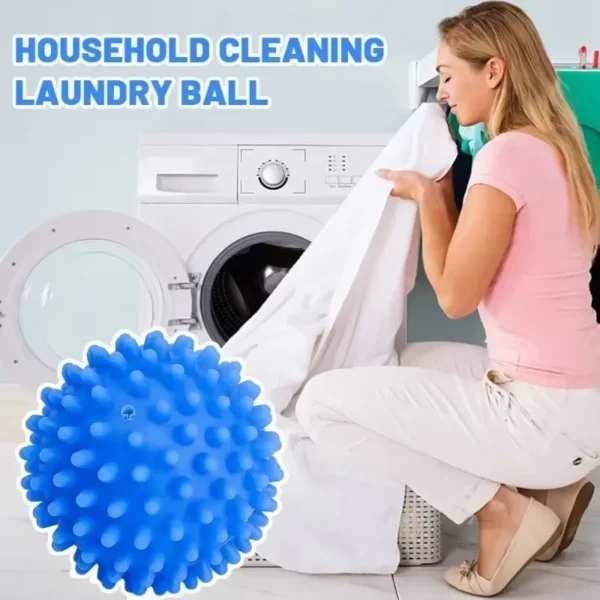 Laundry Balls Anti-Winding Magic Laundry Balls Drying Cleaning Ball Reusable Household Washing Machine Clothes Softener 6/1Pcs - Image 2