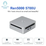 2025 GenMachine Mini PC Ryzen 5700U Support Windows 11 DDR4 3200MHz AMD WiFi6 Max 64GB RAM Diy Gaming Computer Pc Gaming