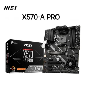 MSI MotherBoard 128GB AMD X570 Motherboard AM4 PCI4.0 X570-A PRO DDR4 diy gaming computer Gaming placa mãe