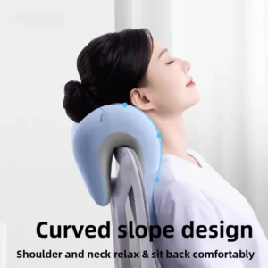Office Chair Headrest Pillow Head Neck Shoulder Support Cushion Ergonomic Neck Rest Pillow Memory Foam Nap Sleeping Pillow