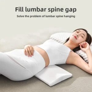 2025 Lumbar Support Pillow Back Support Memory Foam Pillow For Sleeping In Bed Waist Support Cushion For Lower Back Pain Relief