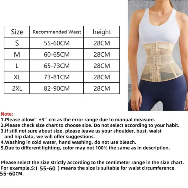 Invisible Double Belt Corset Summer Shaping Underwear Slimming Sheath Woman Flat Belly Waist Trainer Body Shaper Shapewear Women - Image 2