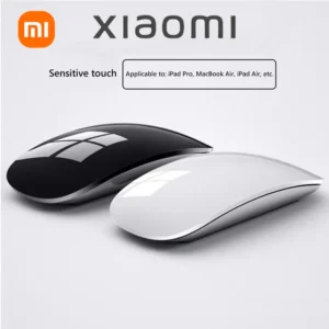 Xiaomi Wireless Bluetooth Computer Mouse Magic Dual-Mode Silent Rechargeable Touch Slim Ergonomic PC Mice For Apple Macbook Air