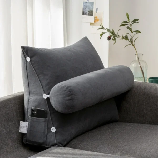 Sofa cushion, simple triangular cushion, pillow, living room backrest - Image 5