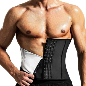 1pcs Men's Tummy Strap Silvering Sweating Breasted Sports Shaper Belt Waist Cinching And Waist Protection Fitness Waist Belt