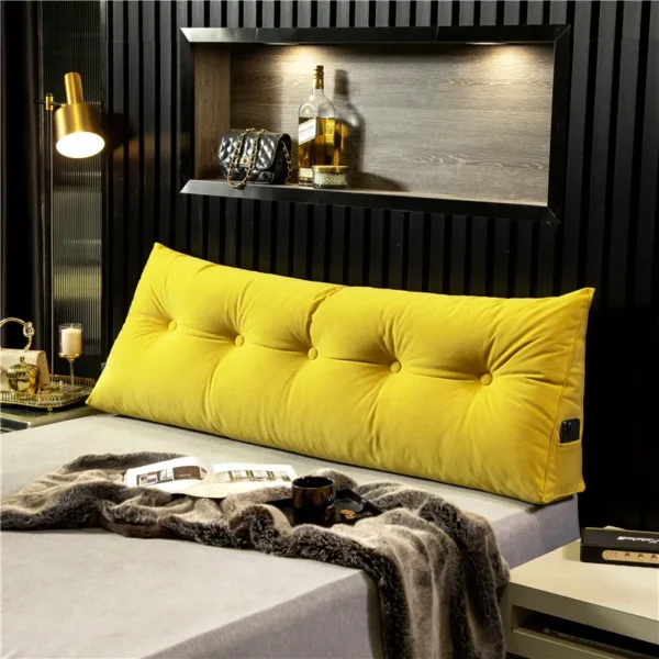 Removable Headboard Pillow Triangle Cushion Backrest Daybed Comfort Rest Waist Cushion Wedge Sleeping Pillow Bedroom Pillows - Image 4
