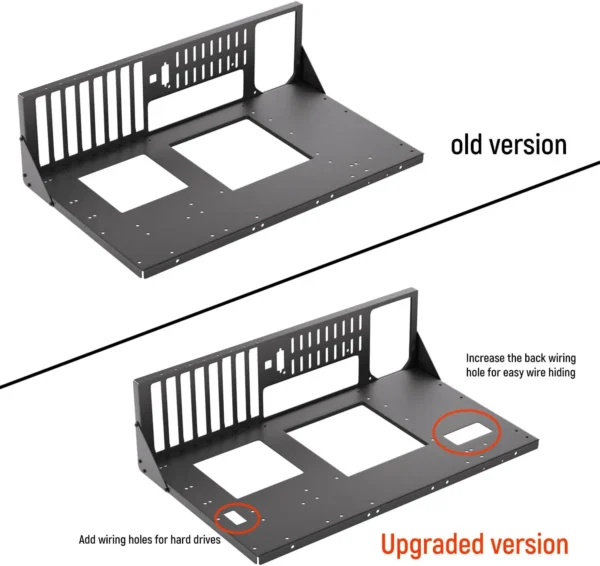 Open Air Computer PC Case, Test Bench Chassis ATX Open Mining Frame Computer Case, DIY PC Case Rack for ATX MATX ITX Motherboard - Image 2