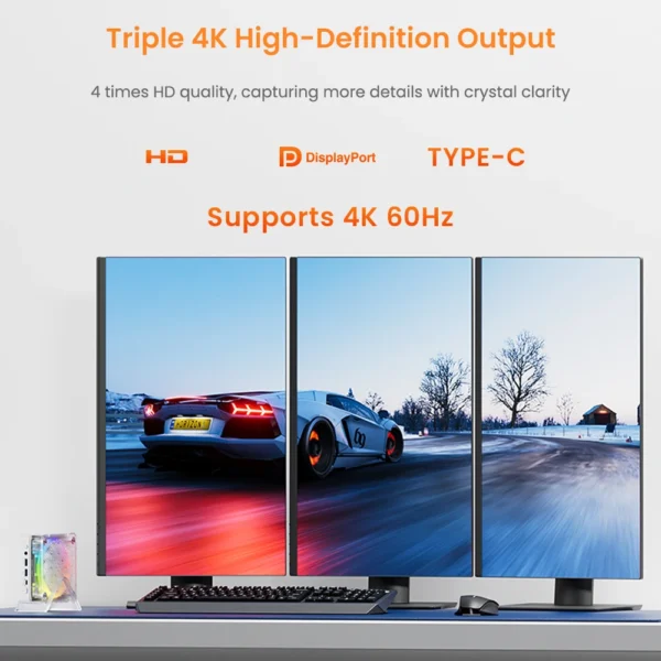 Genmachine Ryzen 8845HS 7840HS 7940HS Mini PC Windows 11 WiFi Gaming PC Display Gaming Pc Diy Gaming Computer Ordenador - Image 3