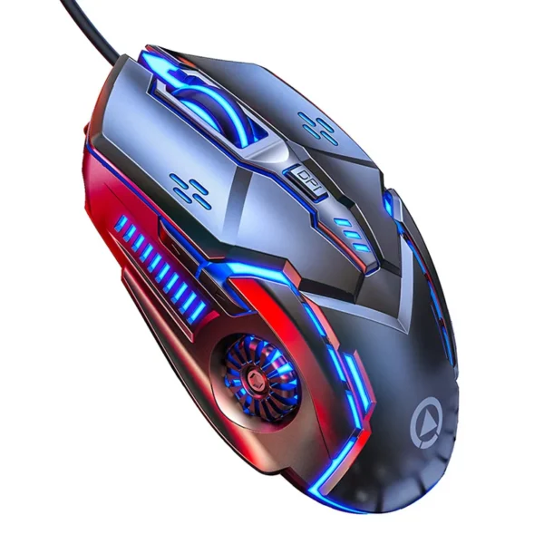 UTHAI G5 Six key 3200PDI wired illuminated gaming mouse, e-sports mechanical mute computer accessories - Image 5