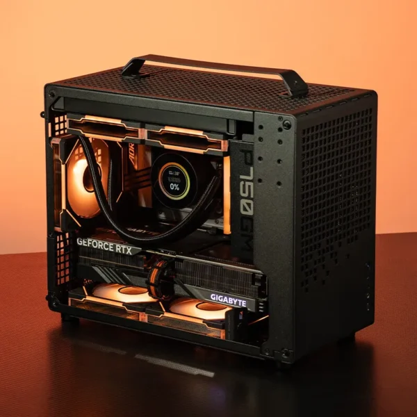 JONSBO Z20 MATX ATX PC Case Chassis 20L Detachable Handle Case 163mm Air-Cooled Graphics Card Type-C Desktop Small Space 컴퓨터 케이스 - Image 2