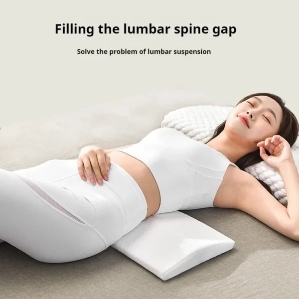 Lumbar Support Pillow, Back Support Memory Foam Pillow For Sleeping In Bed Waist Support Cushion For Lower Back Pain Relief - Image 2