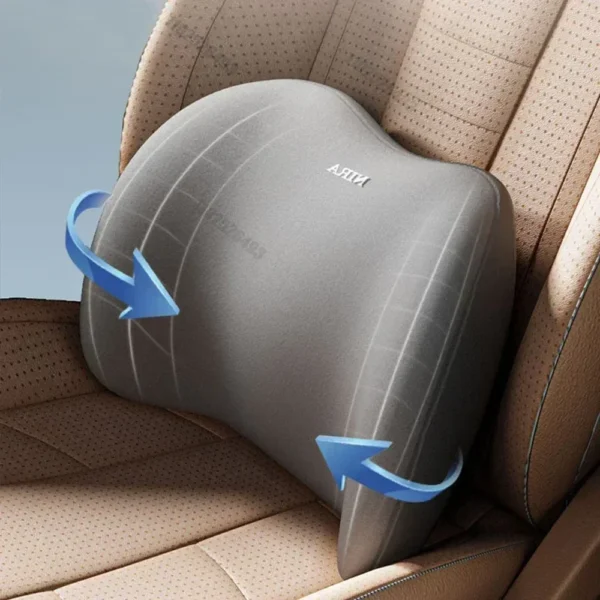 Ergonomic Memory Foam Lumbar Pillow for Office and Bed Sleepers Car- Comfortable Back Support Cushion with Washable Cover Amagi - Image 5