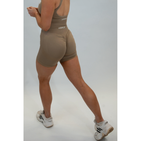 Animus Vitality Scrunched Shorts - Beige